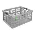 Produktbild: keeeper Stabile Klappbox mit Soft-Touch Griffen 54 x 37 x 28 cm, 45L nordic grey