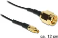 Produktbild: DELOCK 88471 - HF Antennenkabel, SMA Stecker > MMCX Stecker, 12 cm