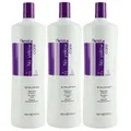 Produktbild: Fanola No Yellow 3 x 1000 ml Maske gegen Gelbstich Graues und Blondes Haar VEGAN