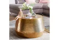 Produktbild: Wohnling Couchtisch Couchtisch 60x36x60 cm Aluminium Beistelltisch Gold Orientalisch