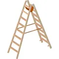 Produktbild: Layher 1020 Holzstehleiter mit 2x8 Stufen