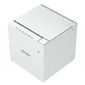 Produktbild: Epson TM-m30III, USB, USB-C, BT, Ethernet, WLAN, 8 Punkte/mm (203dpi), Cutter, weiß Bondrucker, Thermodirekt, 8 Punkte/mm (203dpi), variable Papierbreite (58/80mm), Druckbreite (max.): 72mm, Rollendurchmesser (max.): 83mm, Geschwindigkeit (max.): 300mm/Sek., USB (Typ B), USB-C, Bluetooth, Ethernet, WLAN, Micro SD-Slot, Cutter, inkl.: Netzteil, Netzkabel, weiß (C31CK50151)