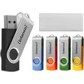 Produktbild: Intenso USB-Stick Basic Line, 32 GB, bis 28 MB/s, 5 Stück