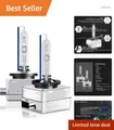 Produktbild: Xenon D1S 8000K 35W Scheinwerfer Birnen Set Hochleistungs Hydrochromatic Drive