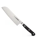 Produktbild: Giesser seit 1776 - Made in Germany - Santoku geschmiedet schwarz Skyline black, 18 cm, Japanisches Kochmesser genietet, rostfrei, spülmaschinengeeignet