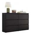 Produktbild: SIDEBOARD HANA M6 Schwarz 120cm