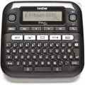 Produktbild: Brother PT-D210 Beschriftungsgerät, QWERTZ Tastaturlayout (für 3,5 bis 12 mm breite TZe-Schriftbänder, bis zu 20 mm/Sek. Druckgeschwindigkeit), Schwarz