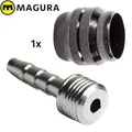 Produktbild: Magura Scheibenbremse Klemmring Olive 0720916 + Insert Pin Stützhülse 0720825