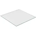 Produktbild: relaxdays Tischplatte Glasplatte 8mm ESG (1 St), 80 x 80 cm weiß quadratisch | 80 cm x 0.8 cm x 80 cm