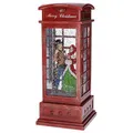 Produktbild: LED Telefonzelle Charles Dickens wassergefüllt Timer xmas Konstsmide 4368-550
