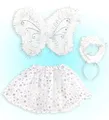 Produktbild: W WIDMANN MILANO Party Fashion - Kinderkostüm Engel, Tutu, Flügel, Heiligenschein, Weihnachten, Karneval, Mottoparty