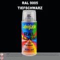 Produktbild: RAL 9005 Tiefschwarz Glänzend in 400ml 1K Maschinenlack Spraydose Baumaschinen