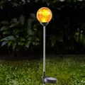 Produktbild: Best Season - Star Trading Solar Erdspieß Roma, Wegleuchte, Led, Outdoor, Bernstein, Dämmerungssensor, 68 Cm