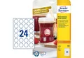 Produktbild: Avery Zweckform Etiketten Etiketten rund 40 mm weiß wiederablösbar VE=240 Stück