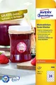 Produktbild: AVERY Zweckform Marmeladenetiketten Art. 5080 (240 Aufkleber ablösbar, Ø 40mm au