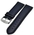 Produktbild: Uhrenarmband Armband blau Ton in Ton 20mm Kalbleder NEU 3808