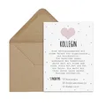 Produktbild: Nastami Postkarte Kollegin Definition inkl. Briefumschlag Geschenk (Kollegin)