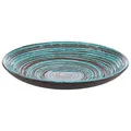 Produktbild: APS Teller CANCUN blau/braun 25,5 cm