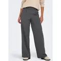 Produktbild: Jerseyhose »GEGGO NEW LONG PANT JRS NOOS« mit dekorativem Riegel vorne am Bund, Gr. XS (34) - Länge 30, Medium Grey Melange Detail:BLACK BUTTONS, , 47130121-XS Länge 30