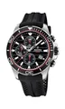 Produktbild: Festina Herren Uhr Analog mit Schwarzem Kautschukarmband - Quarzwerk - Sportliche Herrenuhr - Chronograph - Kalender - Widerstandsfähiges Mineralglas - Wasserdicht bis 10 ATM F20370/6 Special Prices