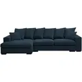 Produktbild: Kaiser Möbel Ecksofa, Blau, Holz, L-Form, 285x155 cm, Wohnzimmer, Sofas & Couches, Wohnlandschaften, Ecksofas