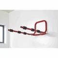 Produktbild: Mottez B053Q3RA Fahrradwandhalter für 3-Räder, 750x440x300mm, rot