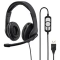 Produktbild: Hama USB-Headset HS-USB300 schwarz 139924