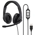 Produktbild: hama 139924 hama HS-USB300 USB-Headset schwarz