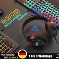Produktbild: Gaming Kopfhörer für PS4 PC Laptop Xbox one Headset mit Mikrofon HD Stereo LED