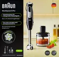 Produktbild: Braun Stabmixer-Set MultiQuick5 Pro schwarz Edelstahl Zerkleinerer MQ55236M