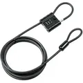Produktbild: Burg Wächter Kabelschloss 725 Snap and Lock Schwarz 300 cm