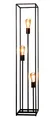 Produktbild: casa NOVA Hamper Stehleuchte Stehlampe Standleuchte Wohnzimmer Metall Schwarz