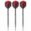 Produktbild: Supergrip Ultra Softdarts, 90% Tungsten, Schwarz Rot, 22 Gramm