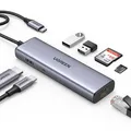 Produktbild: 90568 Ugreen USB-C to 2*USB3.0+HDMI+RJ 45+SD&TF+PD port Hub ~D~