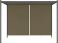 Produktbild: vidaXL Gartenpergola mit Ausziehbarem Dach 3x3 m Taupe 180 g/m²