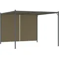 Produktbild: Gartenpergola Mit Ausziehbarem Dach 3x3 M Taupe 180 G/m2 - Vidaxl