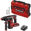 Produktbild: Professional Akku-Bohrhammer TP-HD 18/28 Li BL+4, 18Volt rot/schwarz, Li-Ion Akku 3,0 Ah, 4-teiliges Zubehör-Set, E-Case S