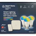 Produktbild: Livarno Home Smart Home LED Starter Kit Gateway Zigbee  3x Led E27 Smart-Beleuch
