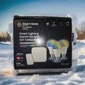 Produktbild: Livarno Smart Home Starter Set mit E27 farbigen Leuchtmitteln, Zigbee