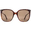 Produktbild: Polaroid Square Damen Havanna Bronze Polarisiert PLD 6218/S