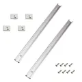 Produktbild: T-Schiene 400mm 2 Stück Aluminiumlegierung T Track T Nut Schiene Mitra Track ...