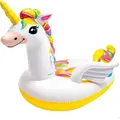 Produktbild: INTEX 57291EU - Mega Unicorn Island XXL Schwimmtier 287x193x165cm Pool Einhorn - Weiß
