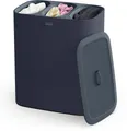 Produktbild: Joseph Joseph Wäschekorb Tota Trio 90-Liter-Wäschetrennkorb, 3x30-Liter-Tragetaschen aus Stoff