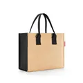 Produktbild: reisenthel daily shopper raffia black – Moderner, geradliniger Shopper für jeden Anlass - praktische Handtasche, groß genug für Ihre Einkäufe und Ihre Alltagsgegenstände