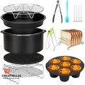 Produktbild: BPA-freie Heißluftfritteuse Zubehör 10-teiliges Set