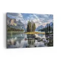 Produktbild: Wandbilder 120x80cm Leinwandbild See Landschaft Natur Groß XXL Bilder Wanddeko