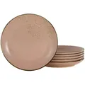 Produktbild: Creatable Speisetellerset, Hellrosa, Keramik, 6-teilig, Essen & Trinken, Geschirr, Teller, Speiseteller