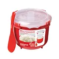 Produktbild: Sistema Microwave Reiskocher, 2,6 l, rot/transparent Einheitsgröße Rot