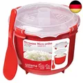 Produktbild: Sistema Microwave Reiskocher | 2,6 l | Spülmaschinenfester kleiner Reiskocher | 