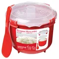 Produktbild: Sistema Microwave Collection Rice Cooker, 87.2 oz./2.6 L, Red 2.6L